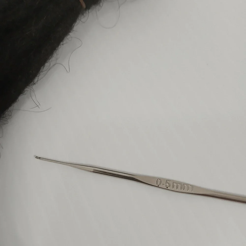 100% Human Hair Handmade Loc Extensions‎ 10 Inch Curly Ends 50 Strands 1B/30 New